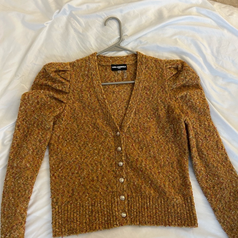 Karl Lagerfeld Women's V-Neck Sweater
